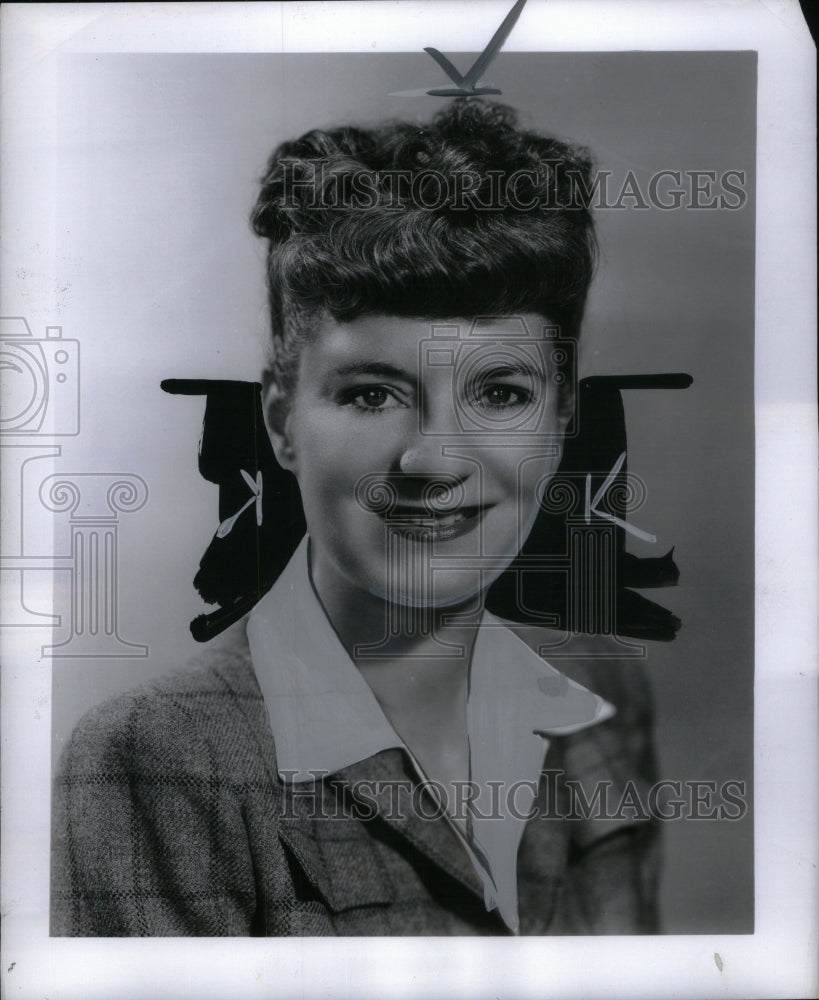 1948 Press Photo Portland Hoffa American Actress. - Historic Images