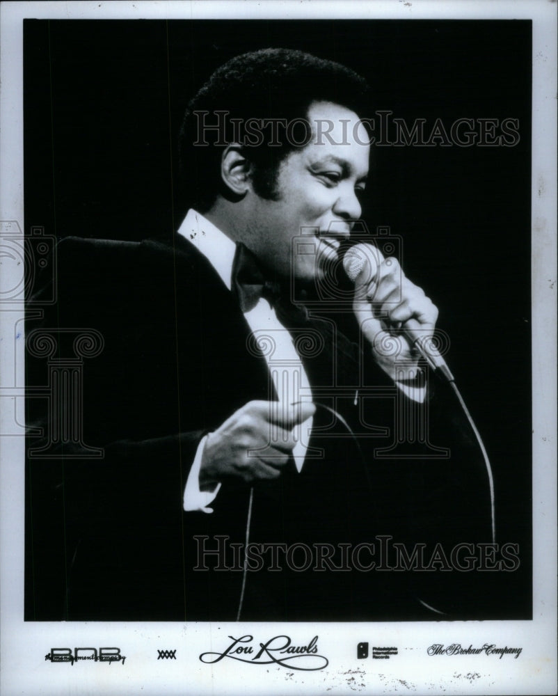 1982 American Soul Jazz Singer Lou Rawls - Historic Images