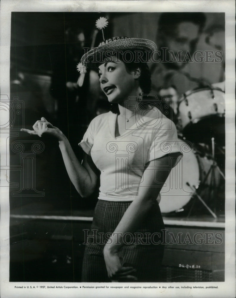 1957 Press Photo Judy Tyler, American Actress Film - Historic Images