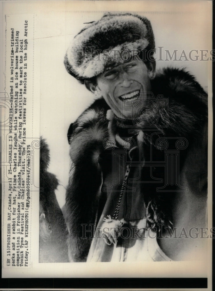 1975, ENgland&#39;s Prince Charles Rabbit Hat - RRU45251 - Historic Images