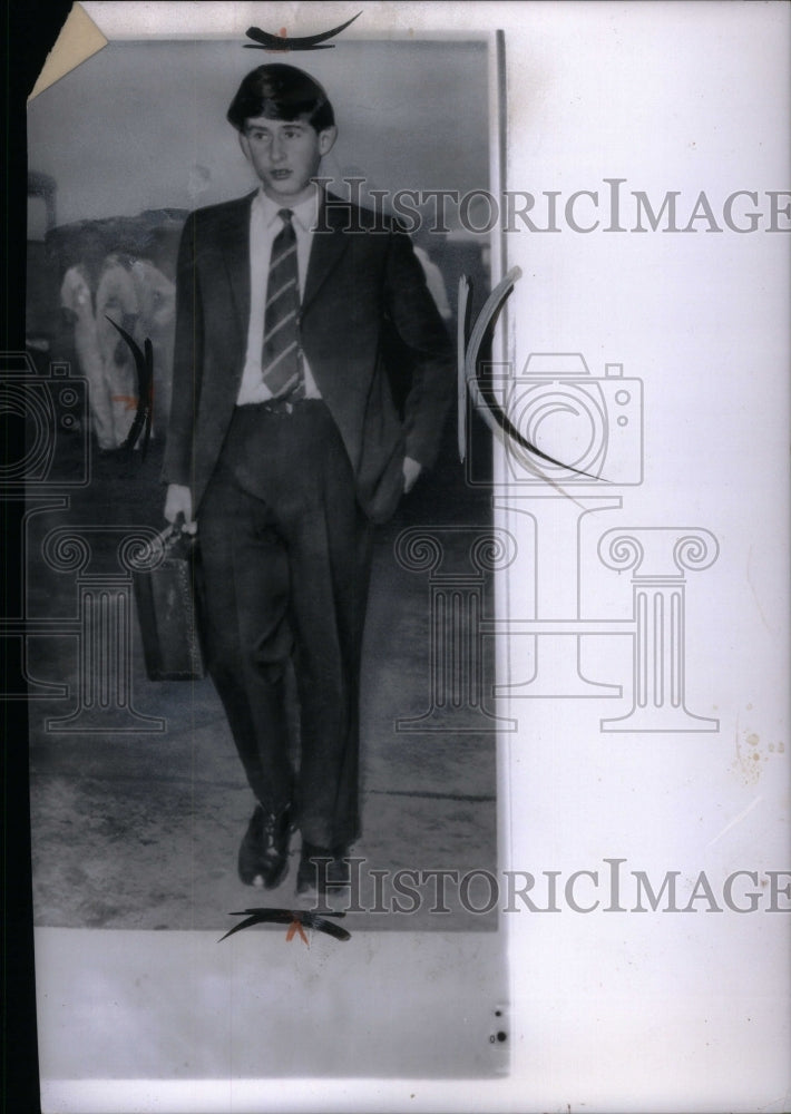 1963 Press Photo Prince Charles London Airport Scotland - RRU45265 - Historic Images