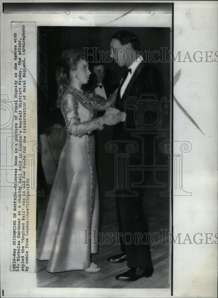 1970 Dancing Prince Anne Nicholas London - Historic Images