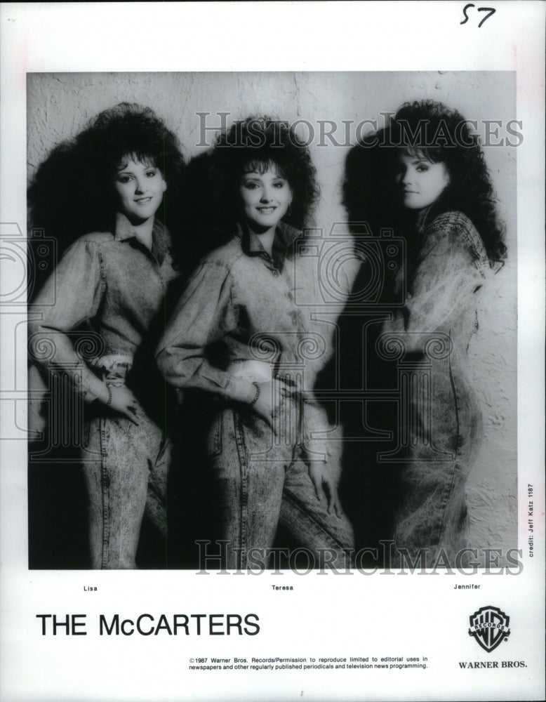 1988 McCarters Teresa Jennifer Lisa Band - Historic Images