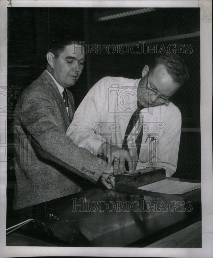 1951 Mervyn McCarthy auditor bankrupt firm - Historic Images