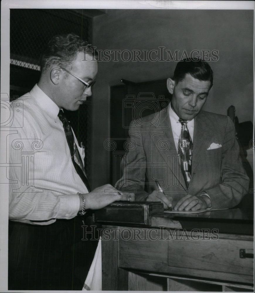 1951 Mervyn L McCarthy Mater Writing Table - Historic Images