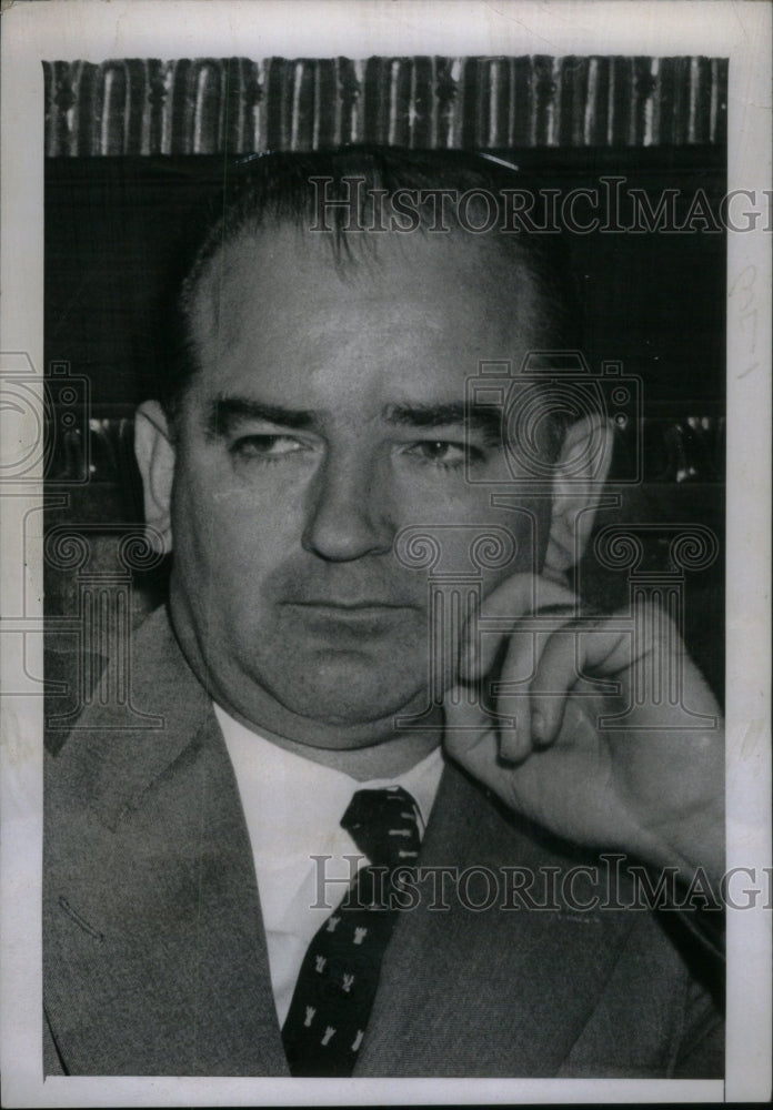 1963, Sen McCarthy Washington Listening Head - RRU47019 - Historic Images