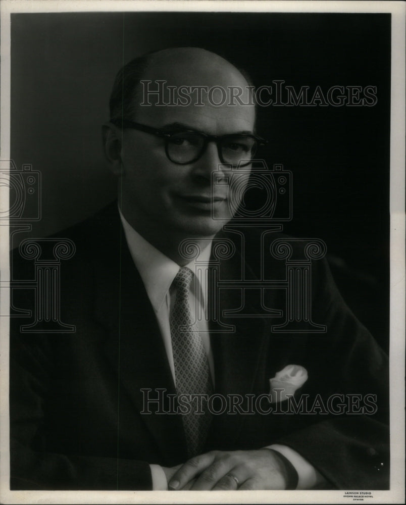1961 Robert McCollum Denver Chairman Pose - Historic Images