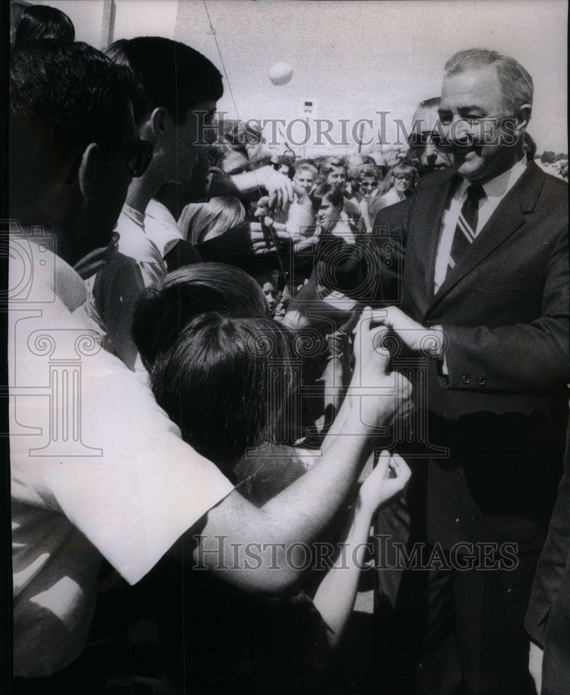 1968, Senator Eugene McCarthy Campaigning - RRU47357 - Historic Images