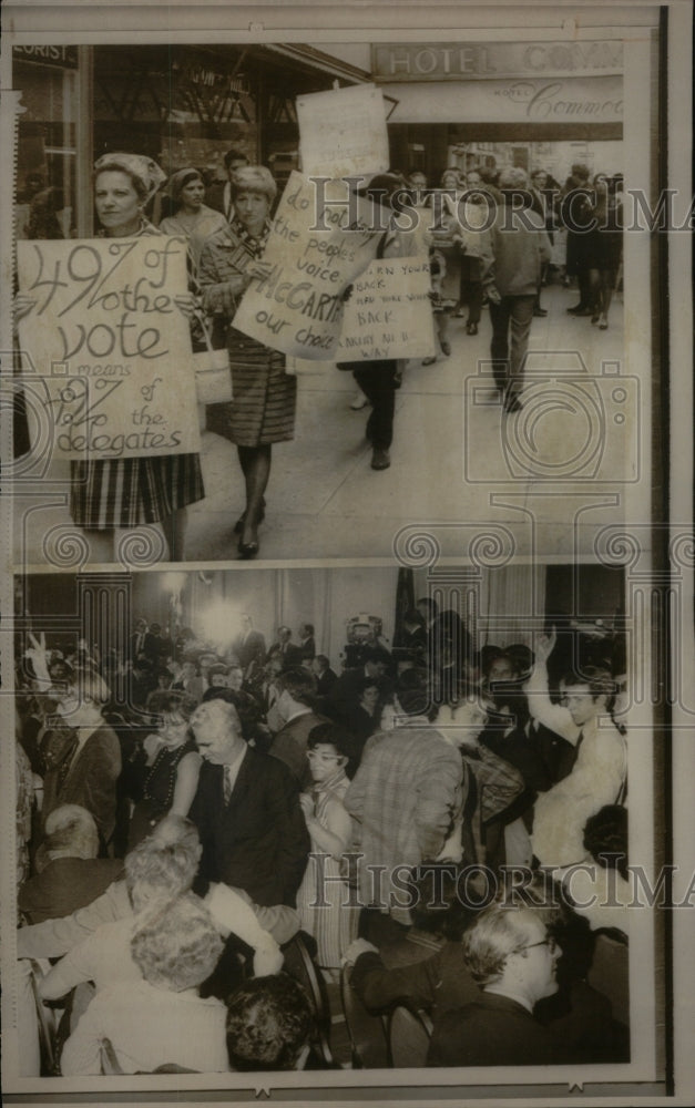 1968 Sen Eugene McCarthy Campaign - Historic Images