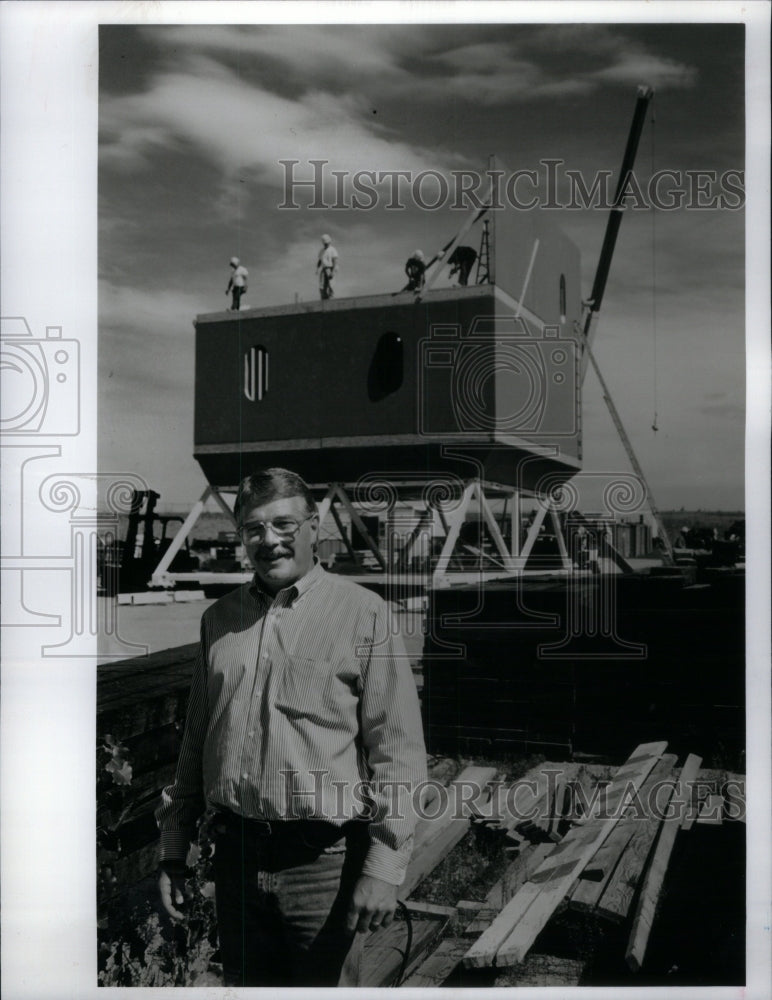 1991 Press Photo Constuction Coordinator Mark McCathren - RRU47511 - Historic Images