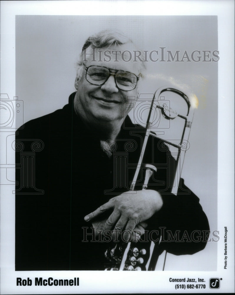 1998, Candian Jazz Musician Rob McConnell - RRU47561 - Historic Images