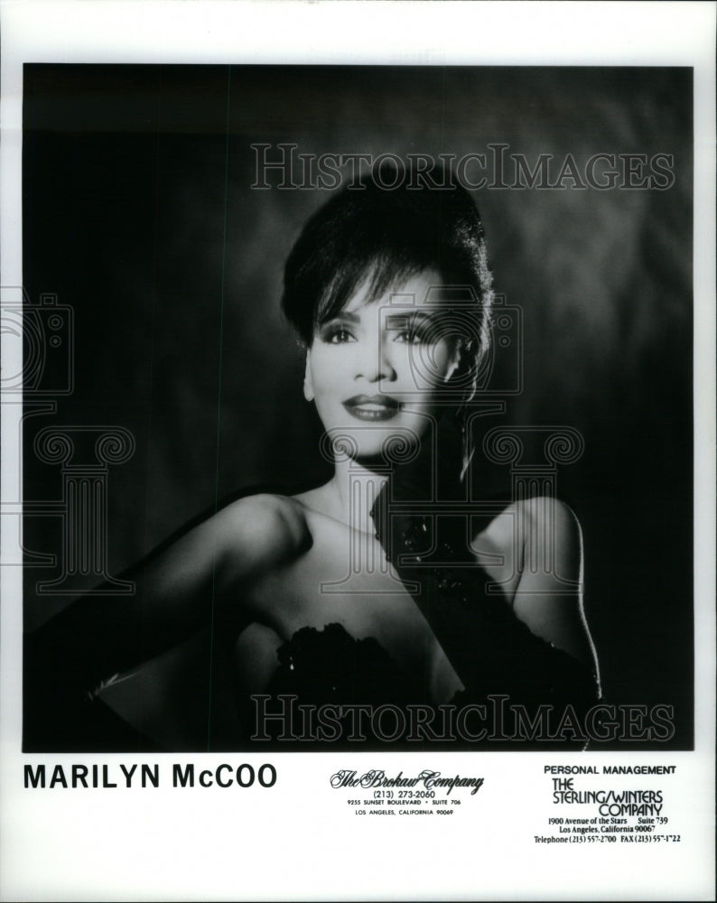 1993 Press Photo Marilyn McCoo Singer Actress TV - Historic Images