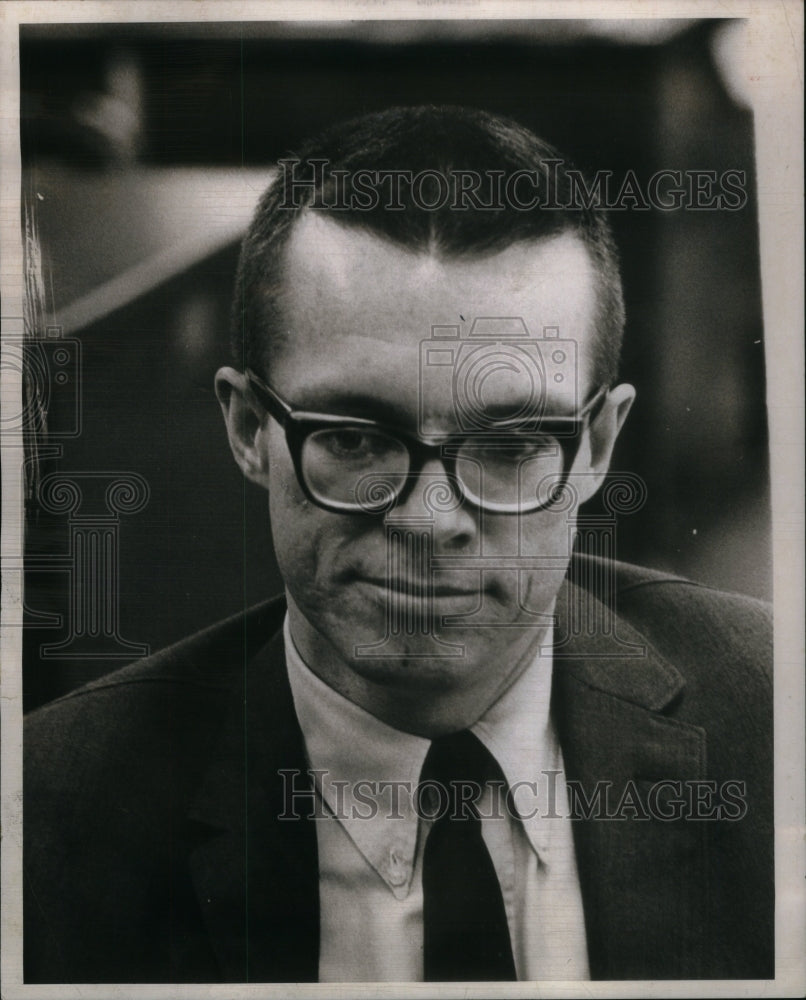 1966 Press Photo Hugh McClearn Manager Safety Attorney - RRU47643 - Historic Images