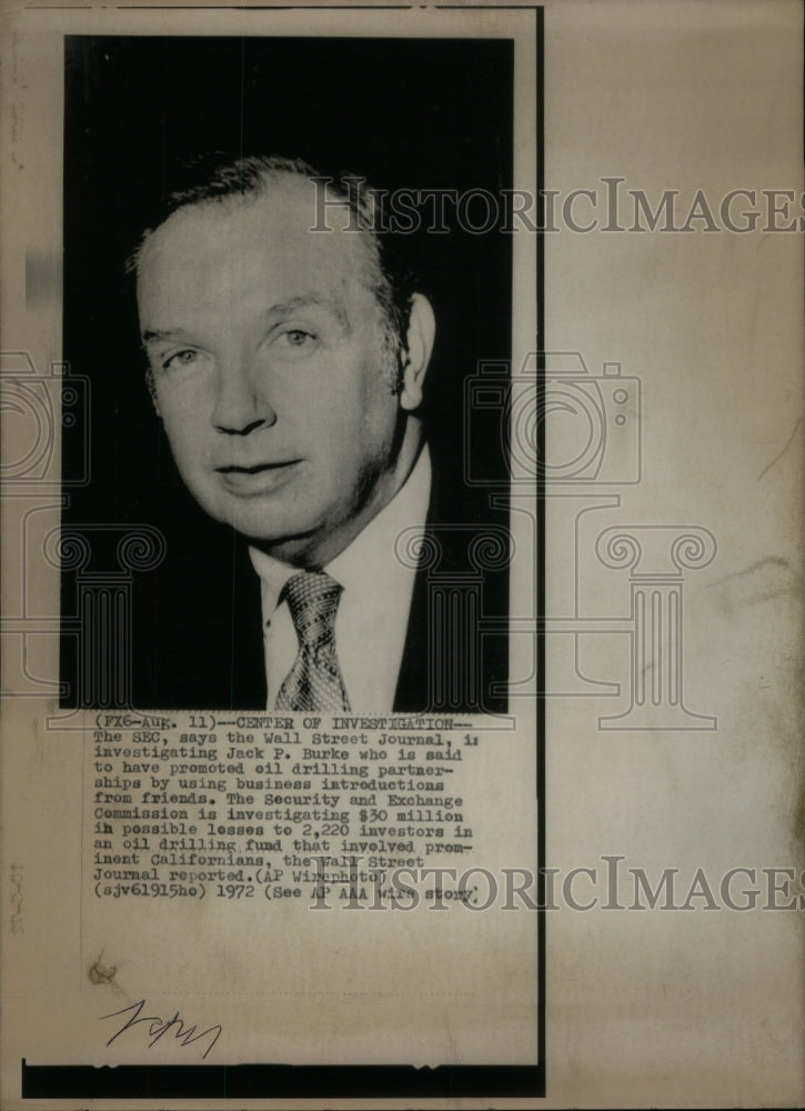1972, Jack P Burke,investigated - RRU47883 - Historic Images