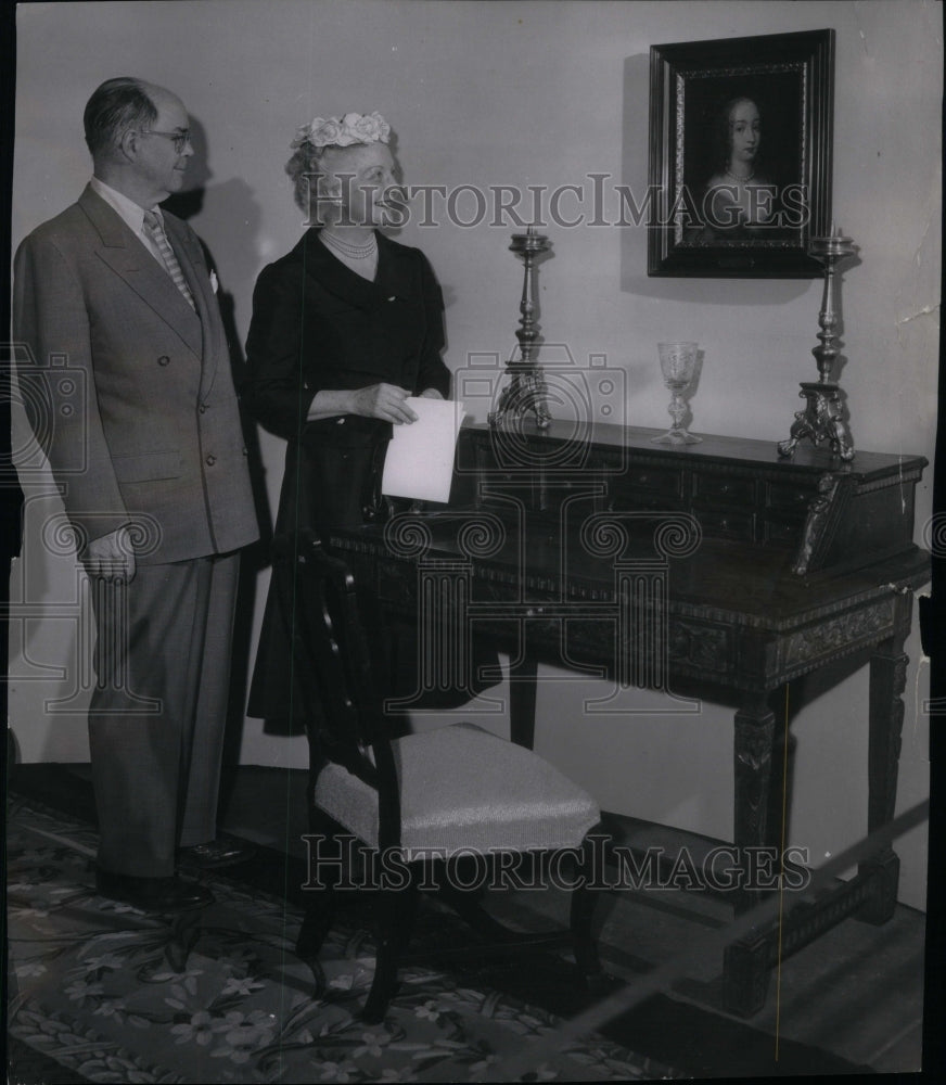 1956 Press Photo Thomas Patterson Campbell Dancer Anne - Historic Images