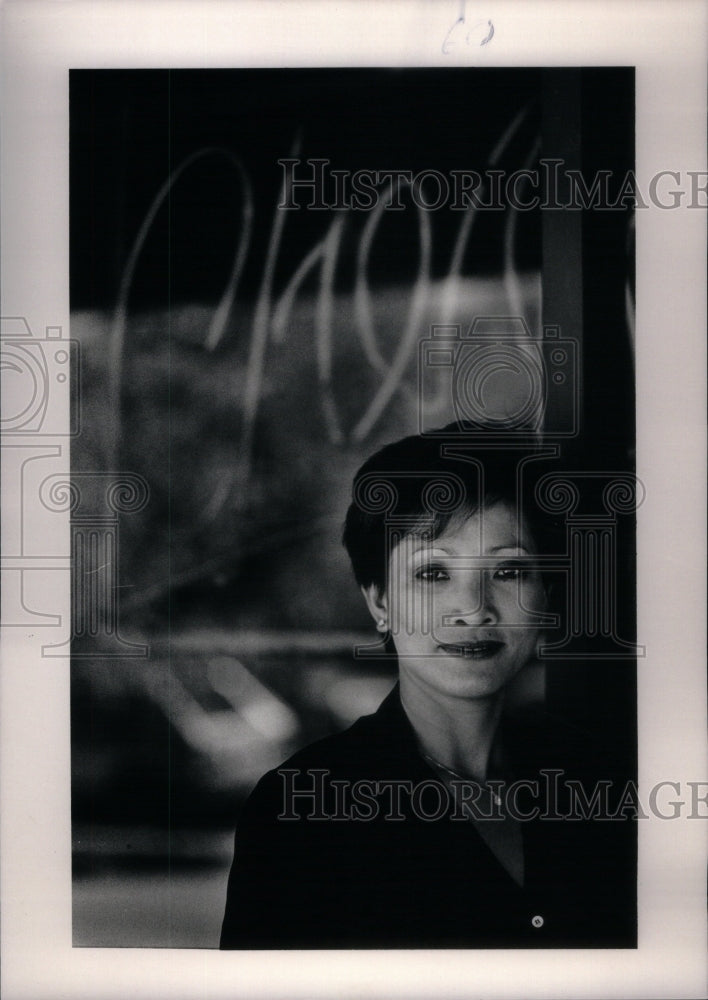 1985 Press Photo Choa Thoa Restauraunt Owner Thoa Fink - Historic Images