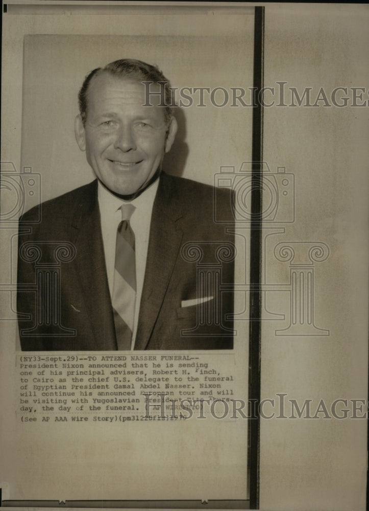 1970 Robert Finch Cairo Nasser Funeral - Historic Images