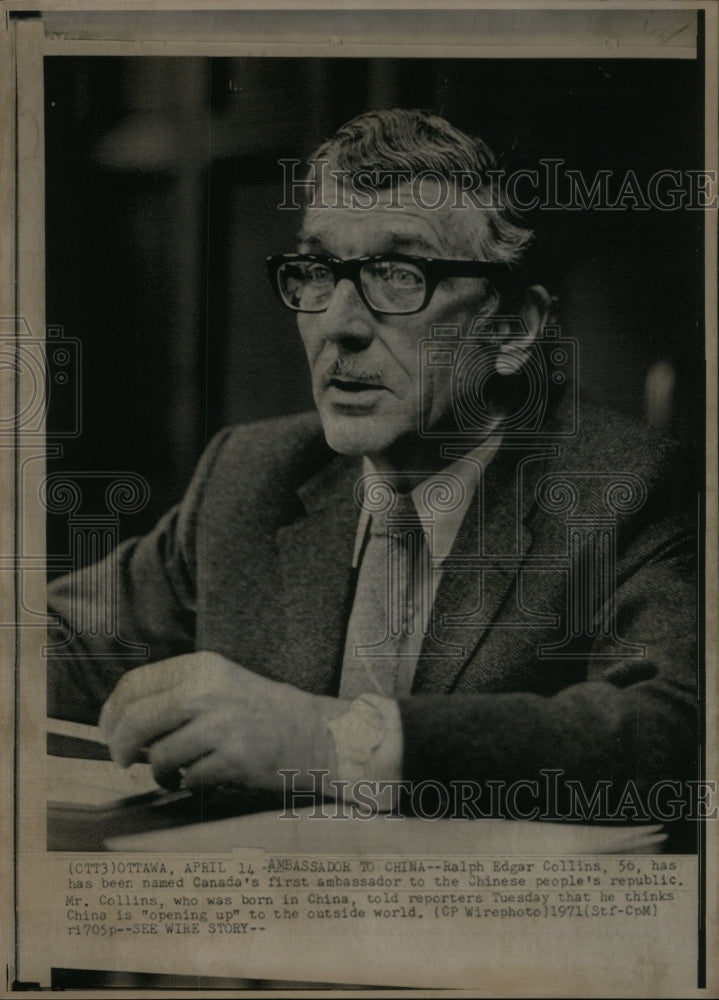 1971, RALPH EDGAR COLLINS CANADA AMBASSADOR - RRU48363 - Historic Images