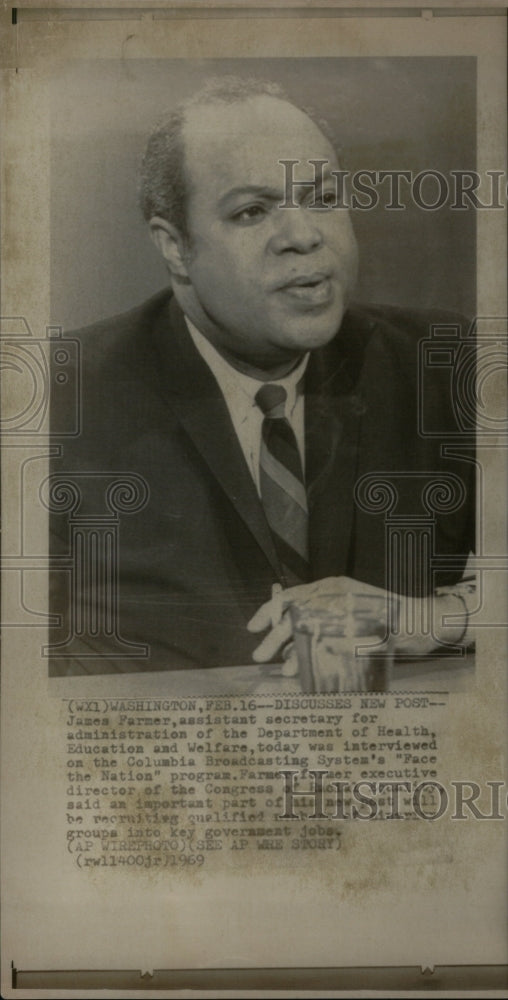 1969 Press Photo James Farmer. - RRU48487 - Historic Images