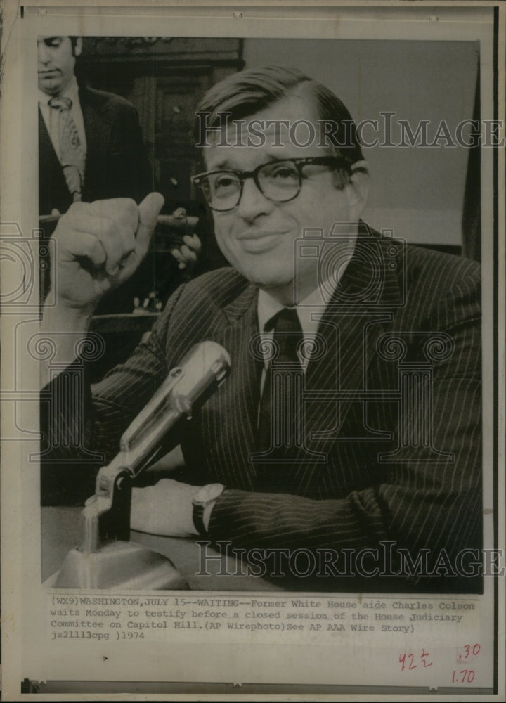 1974 Press Photo Charles Colson - RRU48565 - Historic Images