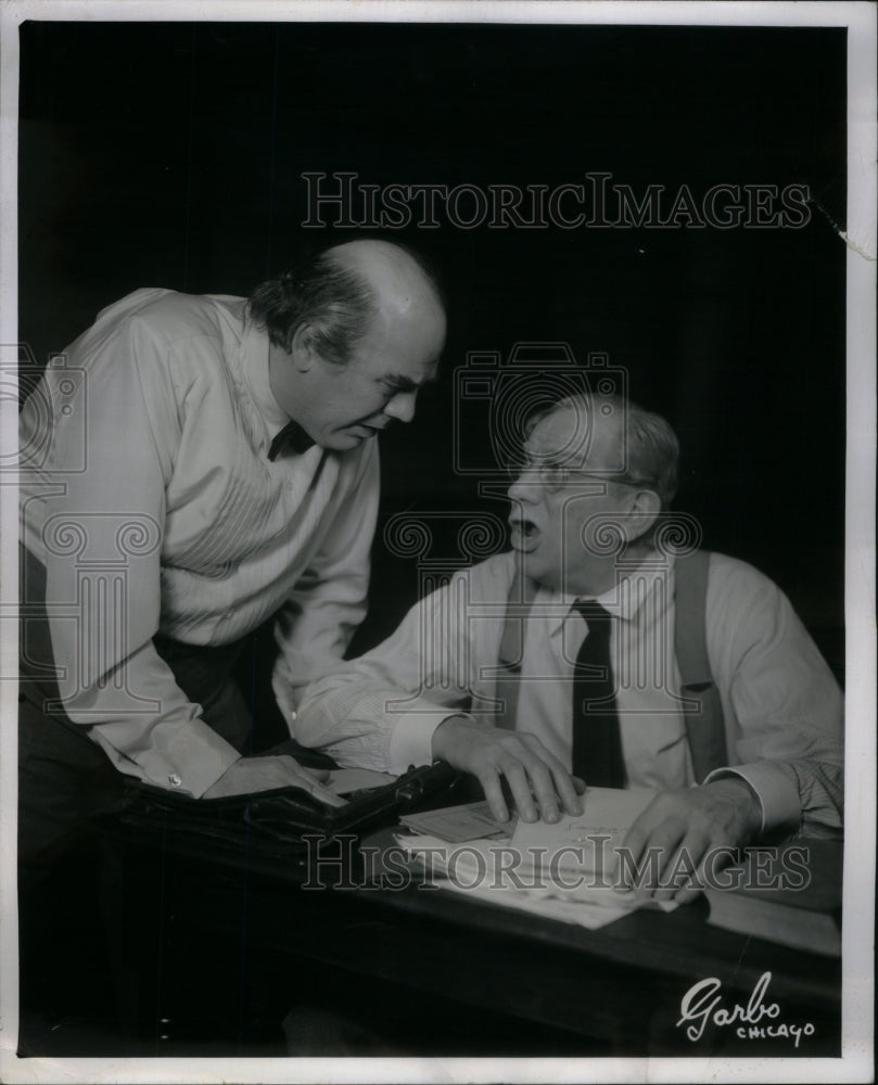 1956 Press Photo James Westerfield & Melvin Douglas - RRU49519 - Historic Images