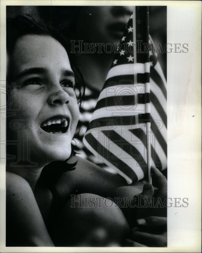 1984 Child Asked Meaning Fourth July - Historic Images