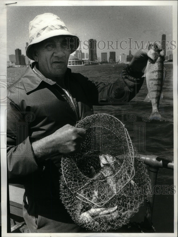 1977, Chicago Perch Fisher Navy Pier - RRU49773 - Historic Images