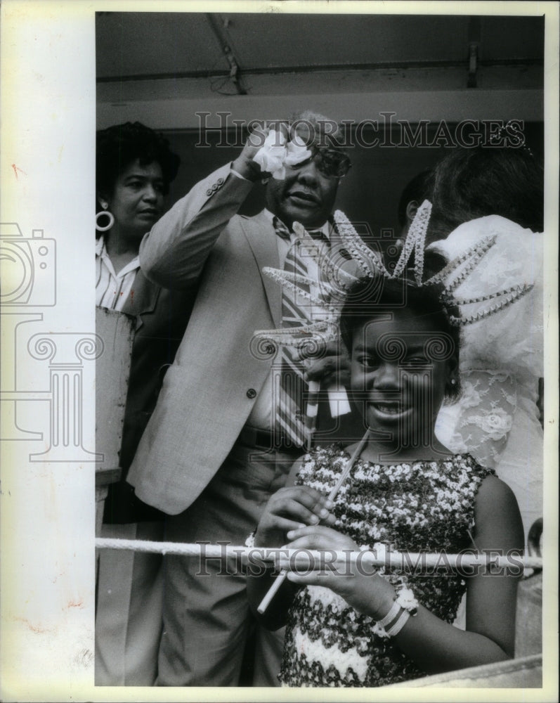 1986 Press Photo Miss Liberty New World Patriotism - RRU49781 - Historic Images