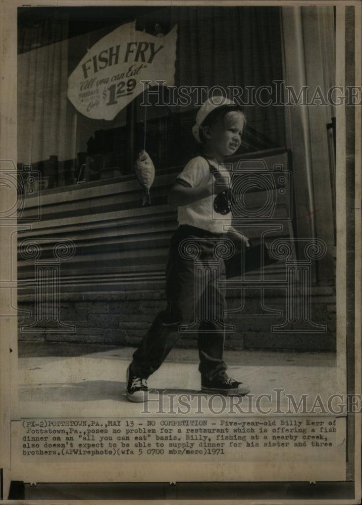 1971, Billy Kerr, 5-years-old of Pottstown - RRU49859 - Historic Images