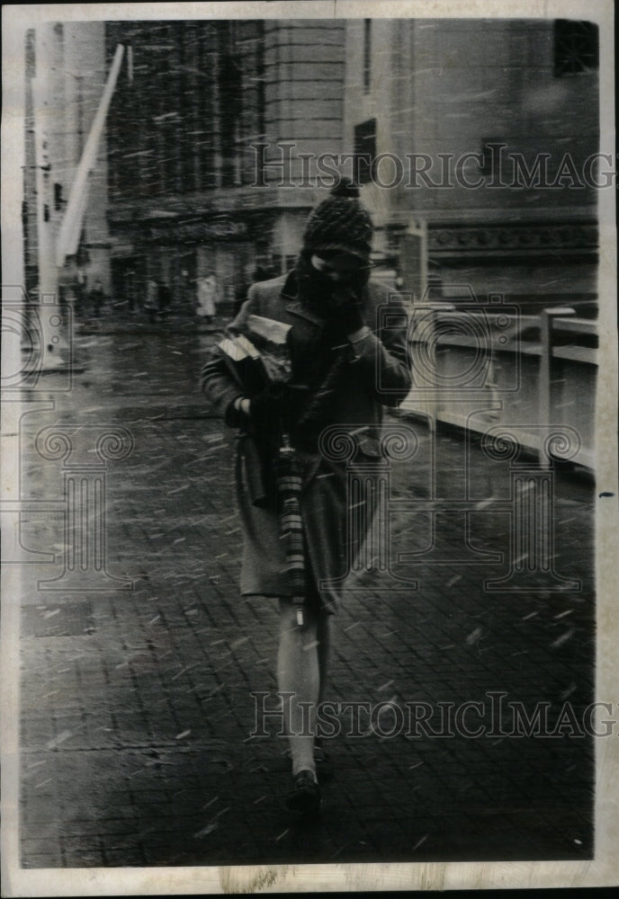 1968 Press Photo Weather Michigan Ave Chicago - RRU50029 - Historic Images