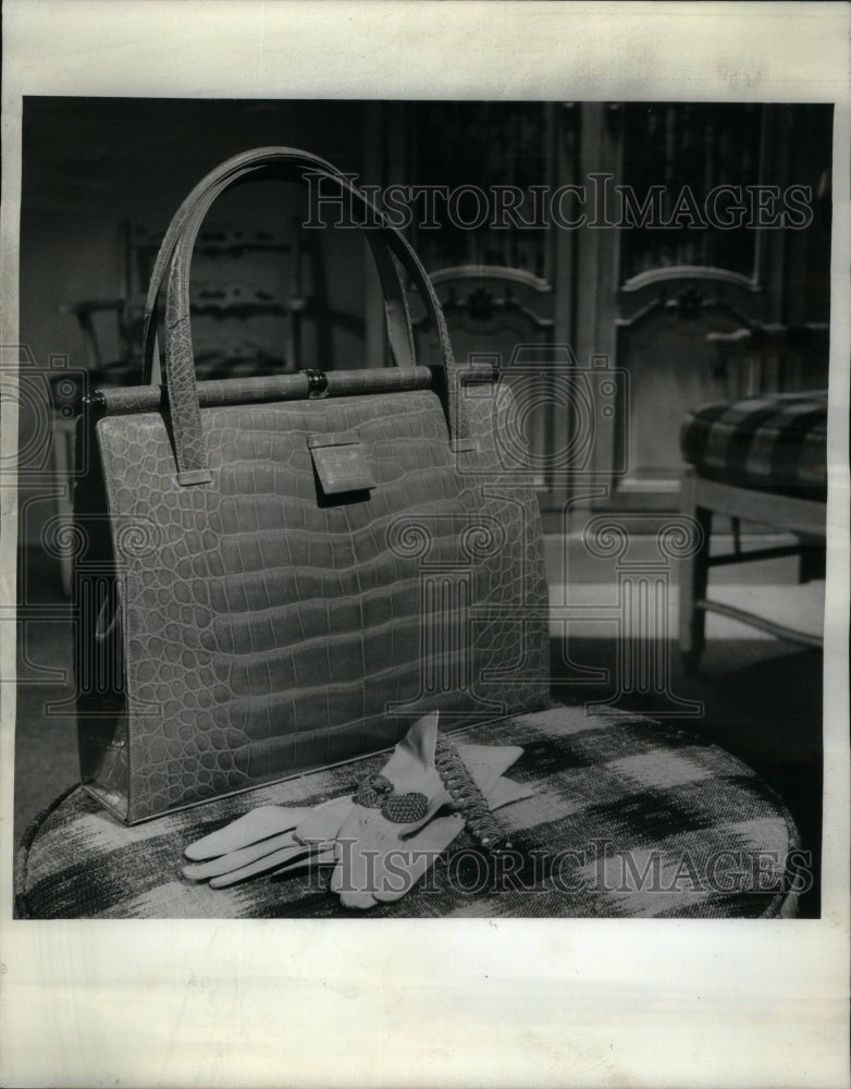 1965, Alligator Crocodile Handbag - RRU50189 - Historic Images