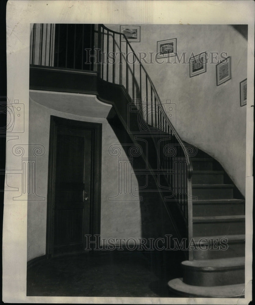 1931 Press Photo Goodman Memorial Theater Staircase - Historic Images