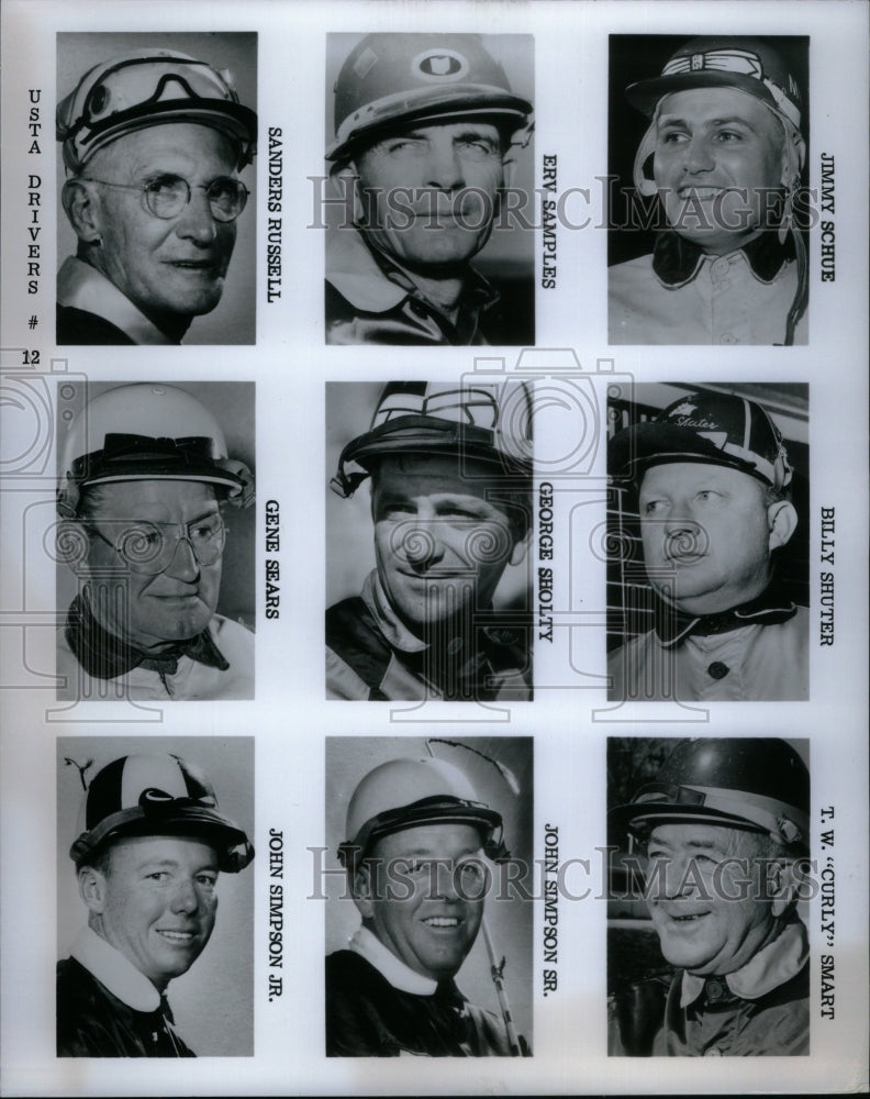 Press Photo USTA Drivers Jockey Roster - Historic Images