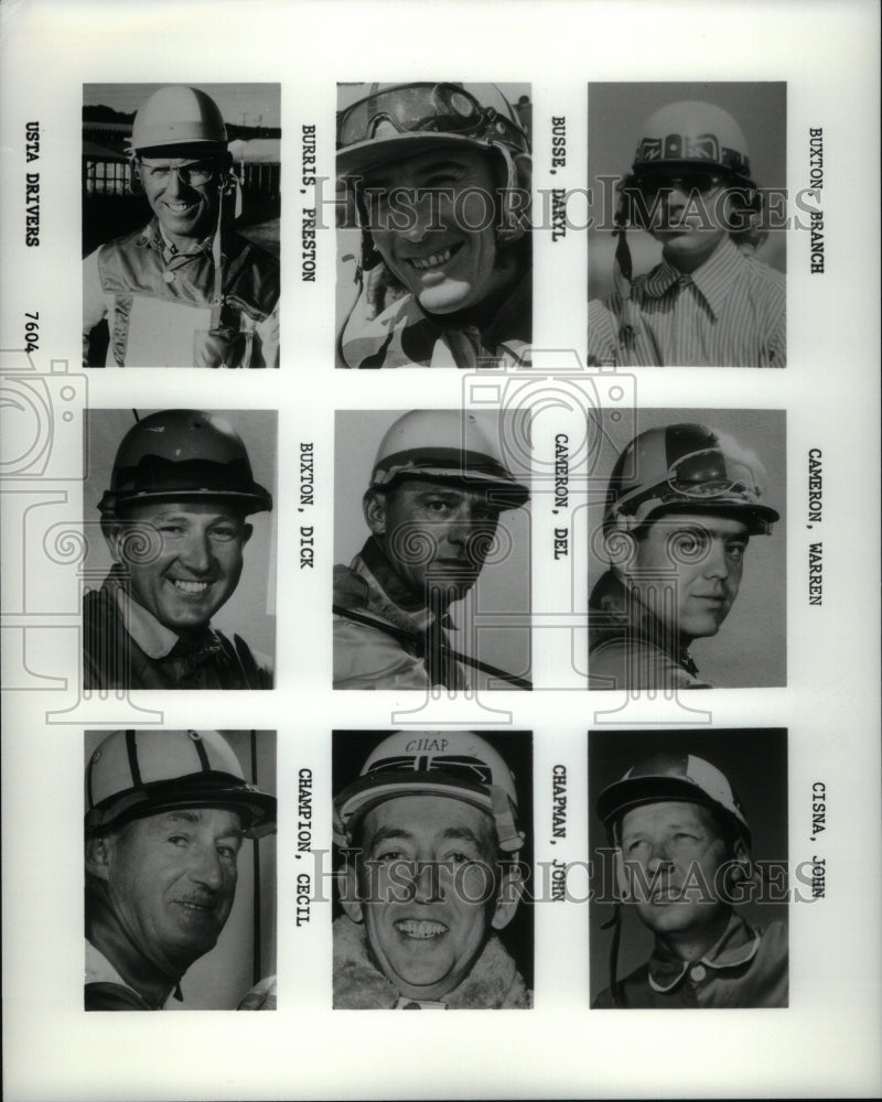 1976 Press Photo Composite Horse Harness Drivers - RRU50419 - Historic Images