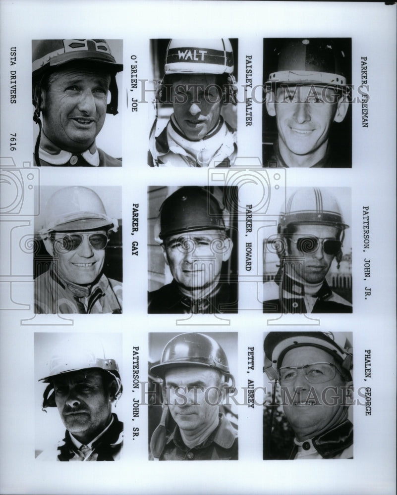 1976 Press Photo Composite Horse Harness Drivers - RRU50423 - Historic Images