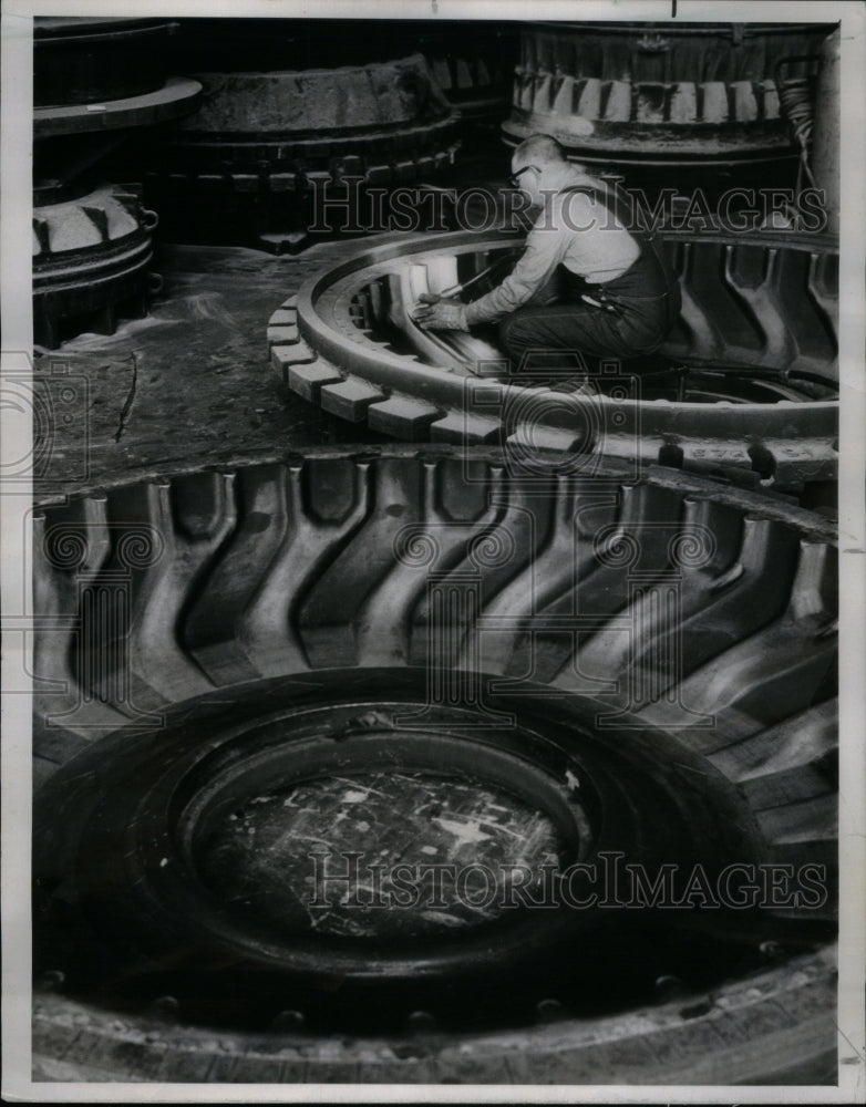 1966, Goodyear Tire/Tire Mold/Large Tires - RRU50437 - Historic Images