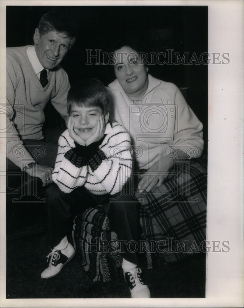 1990 Press Photo John Barbara Brendan Palos Park home - Historic Images