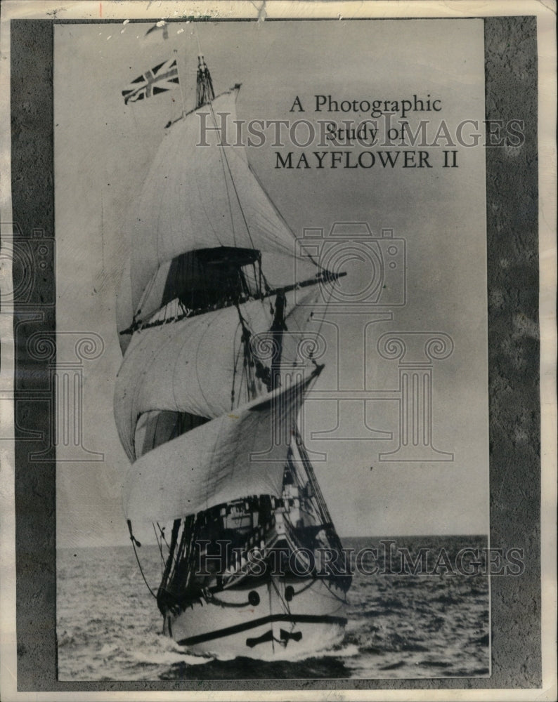 1966, Replica Of Mayflower Pilgrim Ship Sail - RRU51239 - Historic Images