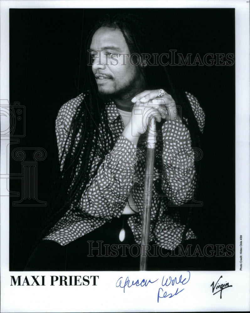 1989 Press Photo Maxi Priest British Reggae Vocalist - RRU52013 - Historic Images