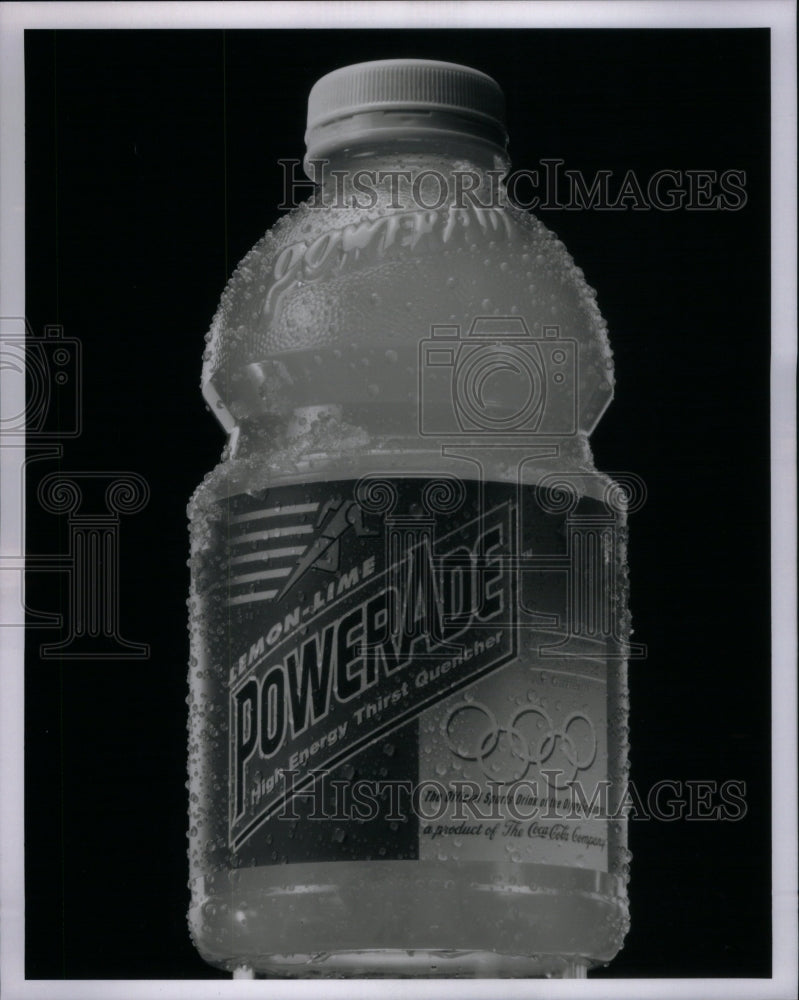 1994 Powerade bottle lemon water advertise - Historic Images