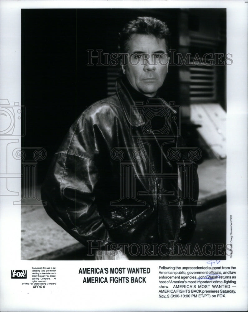 2001 Press Photo John Walsh America Fightback Wanted - Historic Images