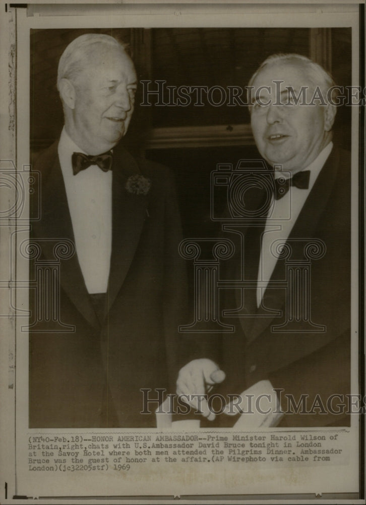 1969, P.M. Wilson and Ambassador Bruce - RRU52783 - Historic Images