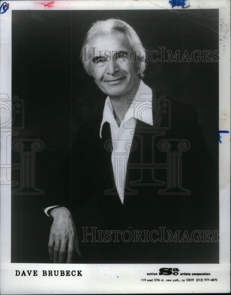 1989, Dave Brubeck Jazz Pianist - RRU52801 - Historic Images