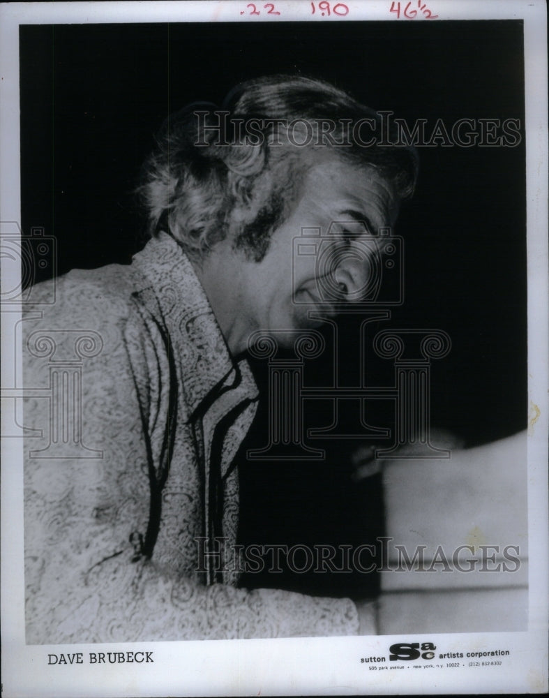 1974, Dave Brubeck - RRU52833 - Historic Images