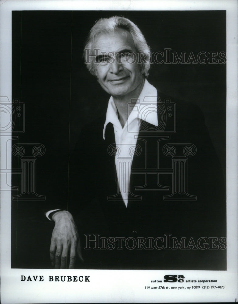 1986 Press Photo Dave Brubeck Pianist - RRU52855 - Historic Images