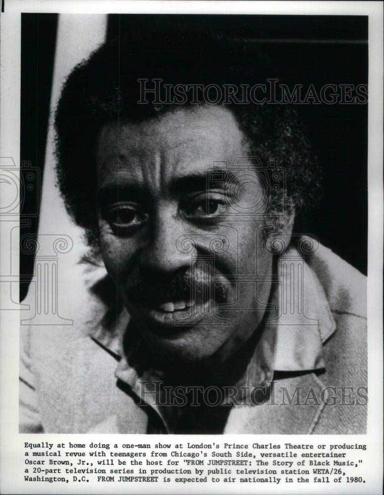 1979 Press Photo American Entertainer Oscar Brown, Jr. - RRU52921 - Historic Images