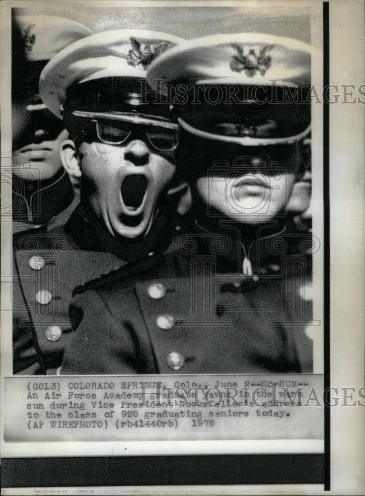 1976 Press Photo Colorado Spring Air Force Academy Warm - RRU53007 - Historic Images