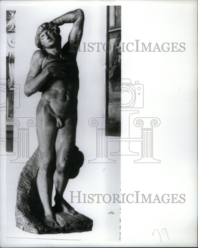 1990 Press Photo Michelangelo Dying Slave Sculpture art - RRU53077 - Historic Images