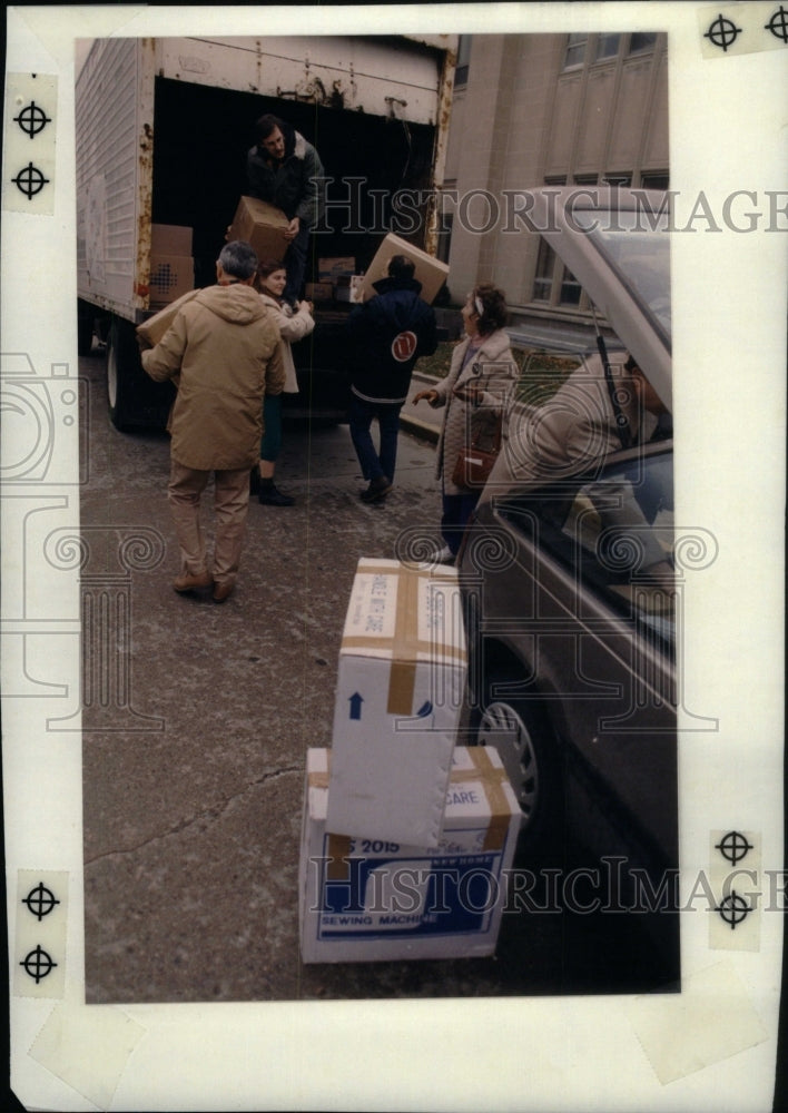 1988 Nicaragua Relief Supplies Truck - Historic Images