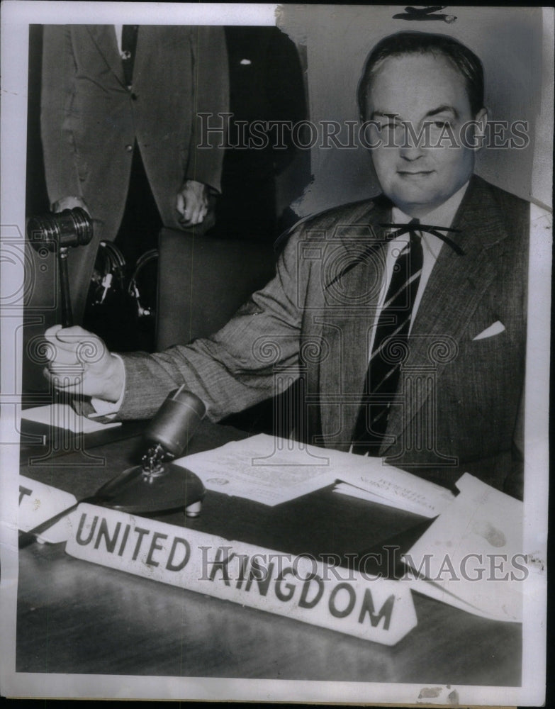 1950 Press Photo Sir Gladwyn Jebb UN president Britain - RRU53233 - Historic Images